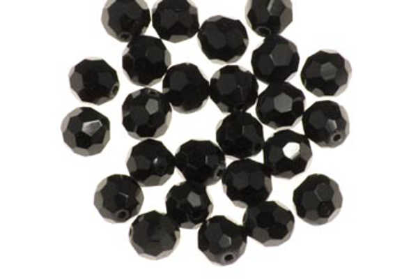 Bild på Darts Glass Beads Black 8mm (7-pack)