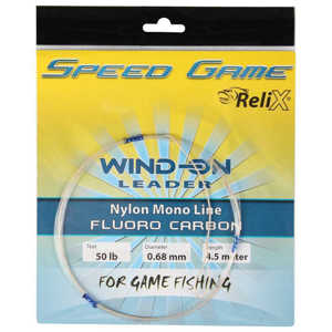 Bild på Relix Speed Game Wind-on Leader - Fluorocarbon 100lb / 1.00mm (4,5 meter)