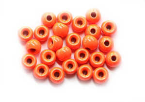 Bild på Tungstens Beads (10-pack) Fluo Orange 3,8mm