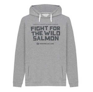 Bild på Frödin Fight for the Wild Salmon Grey Hoodie Medium