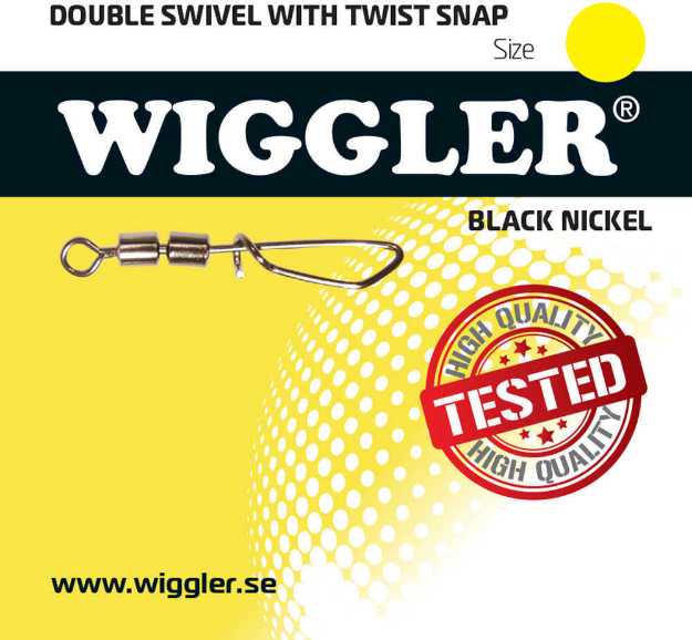 Bild på Wiggler Double Swivel Twist Snap (2-3 pack)