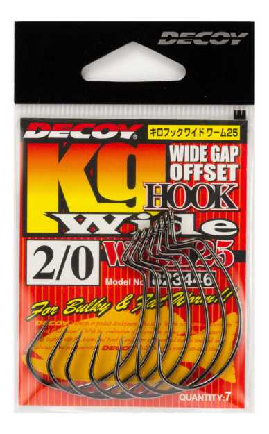 Bild på Decoy KG Hook Wide Worm25 (4-8 pack)