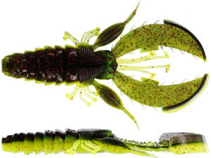Bild på Westin CreCraw Creaturebait 8,5cm 7g (5 pack) Black/Chartreuse