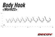 Bild på Decoy Body Hook Worm23 (9-10 pack)
