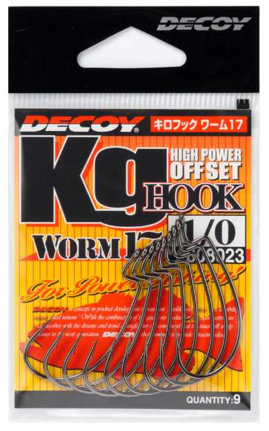 Bild på Decoy KG Hook Offset Worm17 (5-9 pack)