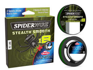 Bild på Spiderwire Stealth Smooth 8 Duo Spool 150m 0,09mm/0,25mm - 7,5kg/4,5kg
