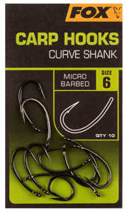 Bild på Fox Carp Hook Curve Shank (10 pack) #6