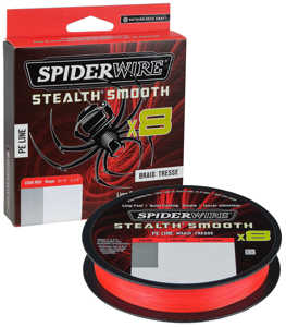 Bild på Spiderwire Stealth Smooth 8 Red 150m 0,11mm / 10,3kg