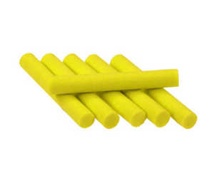 Bild på A.Jensen Foam Cylinder 8mm (10 pack) Yellow