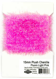Bild på Semperfli Plush Chenille 15mm Fluo Pale Pink