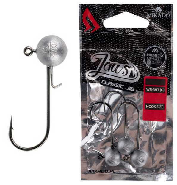 Bild på Mikado Jaws Classic Jig Head 10g (3 pack) #2/0