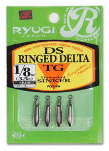 Bild på Ryugi DS Ringed Delta Tungsten Sinker (3-5 pack) 3,5 gram (4 pack)