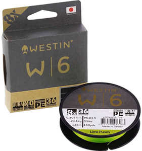 Bild på Westin W6 8 Braid Lime Punch 300m 0,370mm / 37,2kg