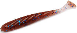 Bild på Bait Breath U30 Fishtail Shad 7cm (8 pack) Cinnamon Black Blue Flakes
