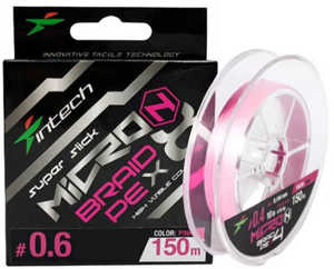 Bild på Intech MicroN PE X8 Pink 150m 0,117mm / 5,00kg