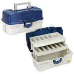 Bild på Plano Two-Tray Tackle Box Blue Metallic/White