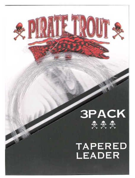 Bild på Pirate Trout Tapered Leader Trout 12ft (3 pack)
