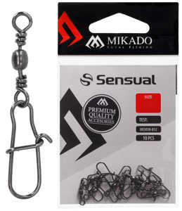 Bild på Mikado Sensual Barrel Swivel Fastlock Snap (5-10 pack) #14 / 9kg (10 pack)