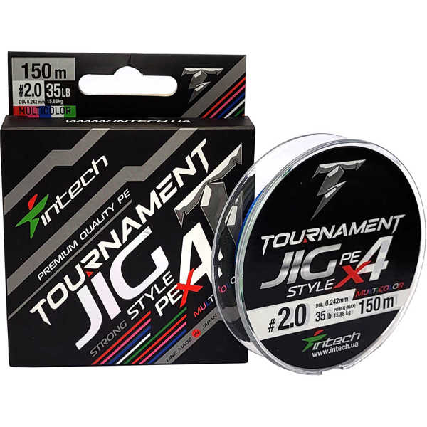 Bild på Intech Tournament Jig Style PE X4 Multicolor 150m