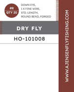 Bild på A.Jensen Dry Fly Hook (20 pack)