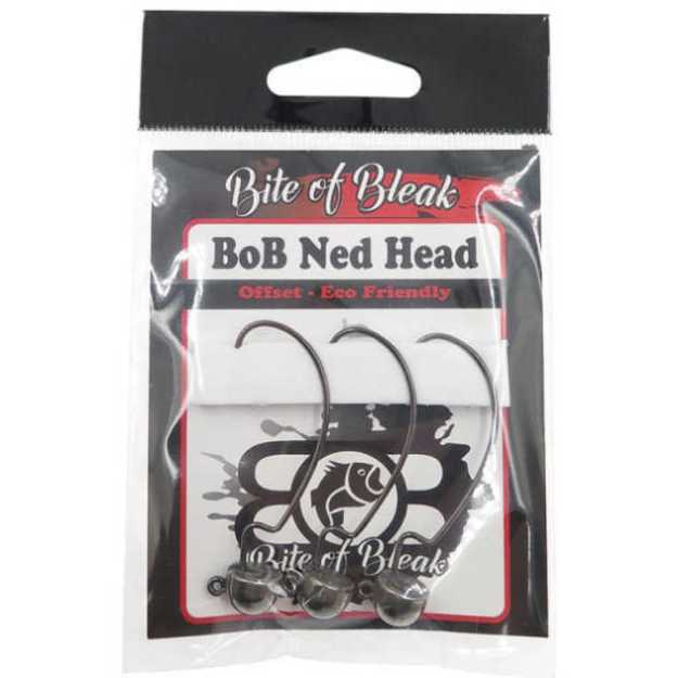 Bild på Bite of Bleak Tungsten Ned Head Offset 4,7g #4/0 (3 pack)