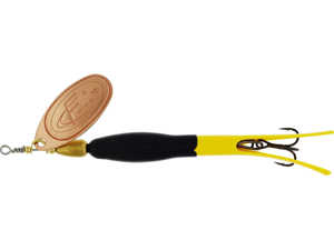 Bild på Westin FC Downstream Spinnare 25g Black/Fluo Yellow/Copper Blade