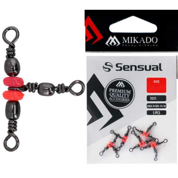 Bild på Mikado Trevägslekande With Red Beads (5 pack)