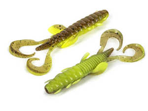 Bild på Molix Freaky Craw 10cm (5 pack) UV Brown Green Pepper