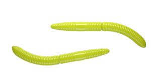 Bild på Libra Lures Fatty D’Worm 75mm (10-pack) Hot Yellow