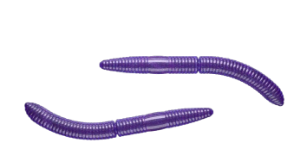 Bild på Libra Lures Fatty D’Worm 75mm (10-pack) Purple with glitter