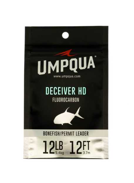 Bild på Umpqua Deceiver HD Bone-Permit Fluorocarbon Leader 12ft