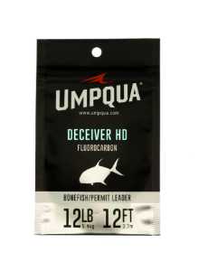 Bild på Umpqua Deceiver HD Bone-Permit Fluorocarbon Leader 12ft 8lbs