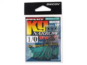 Bild på DECOY Kg Hook Narrow Worm37 (5-9 pack) #1/0 (9-pack)